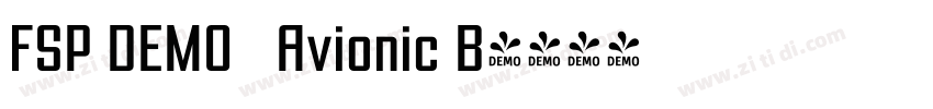 FSP DEMO   Avionic B字体转换